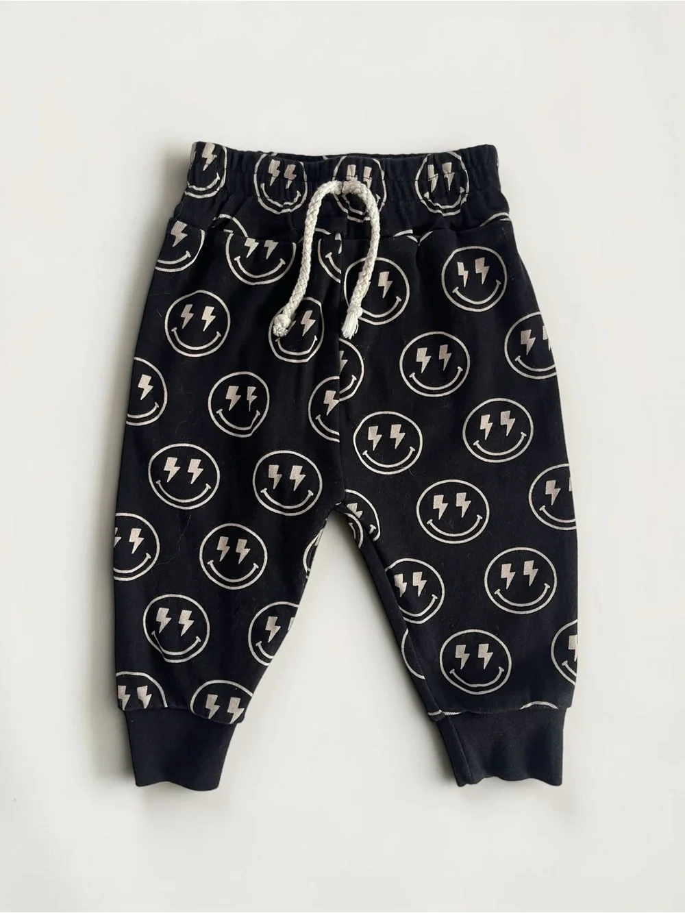 LPK Lightening Bolt Smiley Face Comfy Cozy Sweatshirt Jogger Set